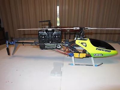 ALIGN TREX 450 Helicopter SE V2 Flybarless With Turnigy TGY 9X Transmitter • $275