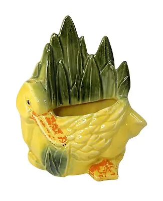 Vintage McCoy Pottery Planter Duck In The Reeds No Umbrella Cold Paint • $69.99