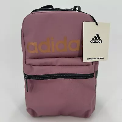 Adidas Santiago 2 Lunch Bag Insulated Top Handle Wonder Orchid Purple/Rose Gold • $19.95