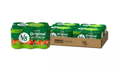 V8 Original 100% Vegetable Juice 11.5 Fl Oz Can (4 Cases Of 6 Cans) • $27.50