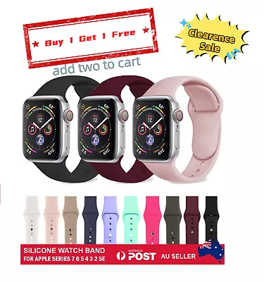 $6.99 • Buy For Apple Watch Band Strap Series 7 6 5 4 3 2 8 SE 38mm 40mm 41 42mm 44mm 45 49