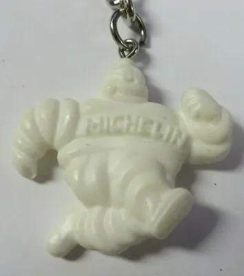 Vintage 1980's MICHELIN MAN Keychain Advertising Tire Guy Plastic Promo NEW NOS • $12.99