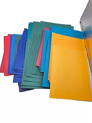 Lot Of 53 VTG 1992 Mead Brand 2-Pocket 3 Prong Paper Folders Multi Color #34710 • $39.99