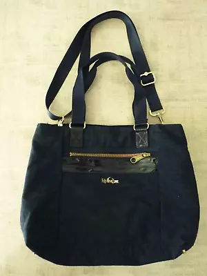 Kipling Purse Bag Nylon Navy Blue Shoulder Bag Multi Pocket NICE • $22.99