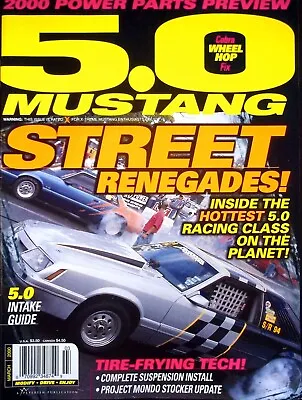 5.0 Mustang Magazine March 2000 Vol 7 N0.3 • $6.26