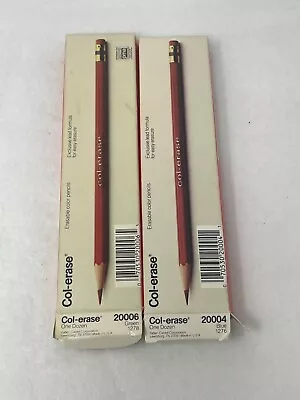 Vintage Col-erase Faber Castell -- YOU CHOOSE COLOR - 6 Pencils In Each Box • $7.99
