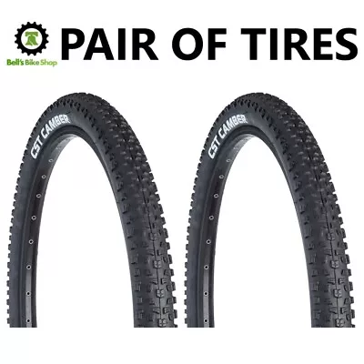 Pack Of 2: CST Camber Tire 26x2.1 Black Steel Bead 27TPI MTB Mountain 26  - PAIR • $61.21