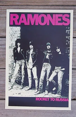 The Ramones Tour Poster Rocket To Russia 1977-- • $4.25