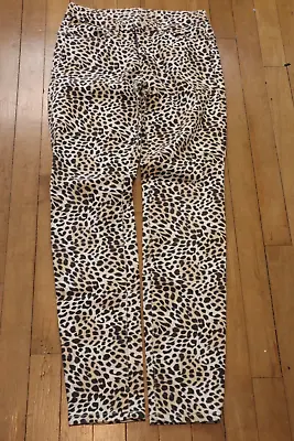 Victoria's Secret Cheetah Mid Rise Siren Jeans-Size 4 • $22.99