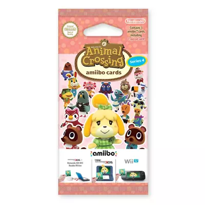 $4.99 • Buy Nintendo Amiibo Animal Crossing Series 4 Character Card