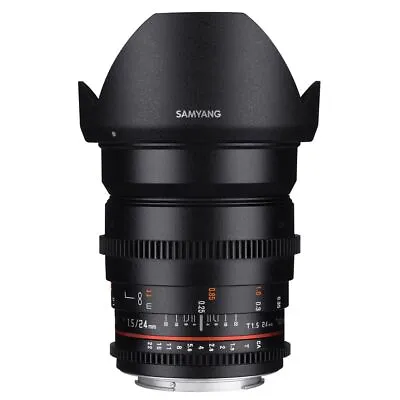 Samyang 24mm T1.5 VDSLR ED AS IF UMC II Cine Lens - Canon EF Mount • £479