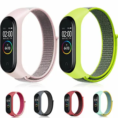 For Xiaomi Mi Band 3/4/5/6 Nylon Watch Strap Smart Bracelet Sports Replacement # • $3.96