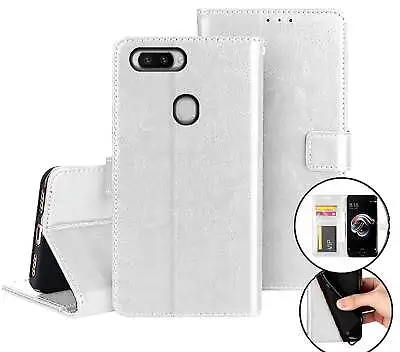 Oppo R15 Pro Fine Leather Wallet Case Id Cash Compartment • $7.50