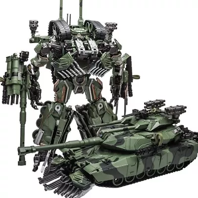 Transformation Toy Leader Camouflage M04 Tank Module Action Robot Figure • $180