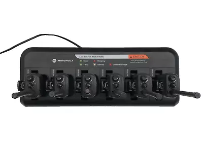 6 X Motorola Dp1400 Vhf Digital Version Two Way Radios Walkie Talkies + Charger • £1255.99