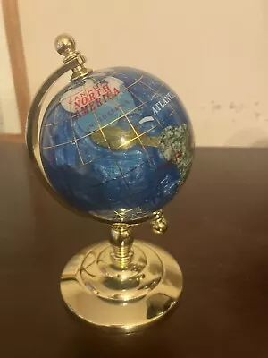 Beautiful Sparkling Mini Globe 6” High  • $15