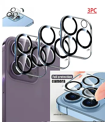 3PACK 9H Camera Lens For IPhone 15141312Pro MAX Case Protector Tempered Glass • £4.98