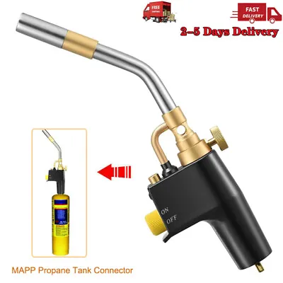 High Intensity Mapp/Propane Torch Head Trigger Start Welding Torch Kit + Nozzle • $32