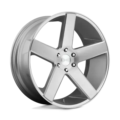 Set Of 4 DUB  S218 BALLER Wheels 22X9.5 5X5.0 SILVERR-BRSH 11MM • $1818