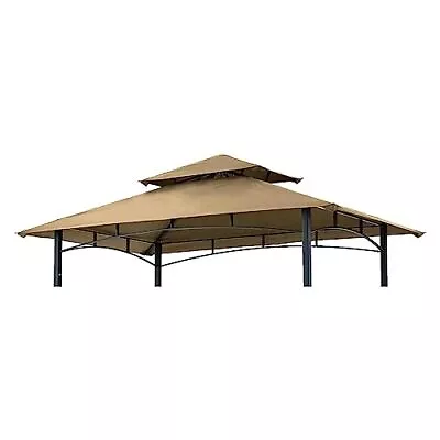 Grill Gazebo Shelter Replacement Canopy 5x8 Double Tiered Bbq Cover Roof Only Fi • $56.40