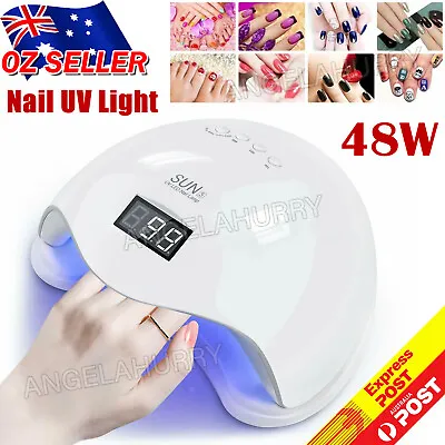 New 48W LED UV Nail Lamp Light Gel Polish Dryer Manicure Art Curing AU Plug NEW • $20.53