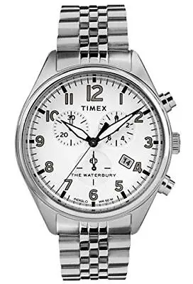 Timex Mens Chronograph Quartz Watch With Stainless Steel Strap TW2R88500 • $79