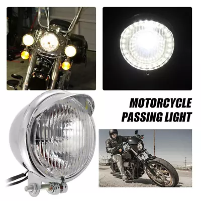 5  Headlight Spot Light LED For Yamaha Virago XV 250 500 535 700 750 920 1100 • $28.56