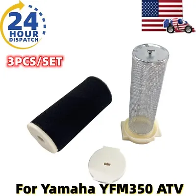 For Yamaha 350 YFM350 Air Filter & Cage Guide & CAP Kit Warrior Raptor Wolverine • $14.80