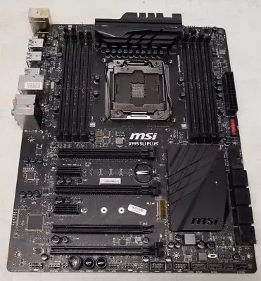 MSI X99S SLI PLUS Motherboard Intel X99 LGA 2011 DDR4 ATX FOR PARTS !!! • $50