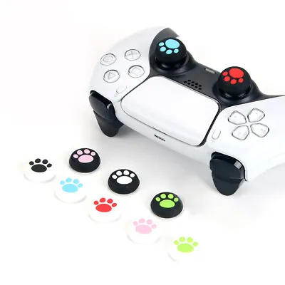 $1.76 • Buy 2Pcs Cute Silicone Thumb Sticks Grips For PS4/PS5 Controller Cap Cover Protectau
