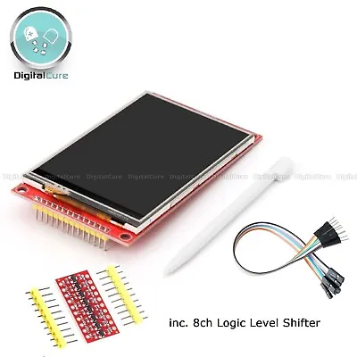 Touch Screen TFT 3.5  Inch LCD 480x320 ILI9488 SPI Display - Arduino • £17.49