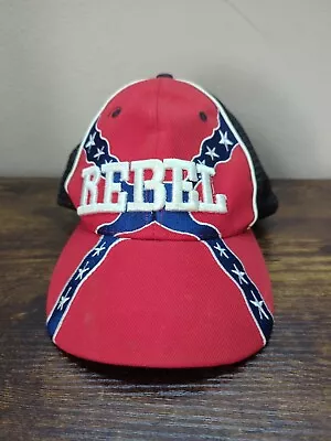 Mens Rebel Hat Ball Cap/Mesh Back Adjustable  • $9.99