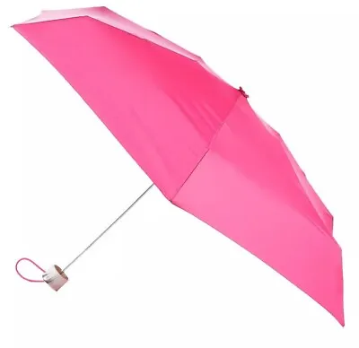 Totes Classics Micro Manual Compact Umbrella Magenta - New! • $22.99