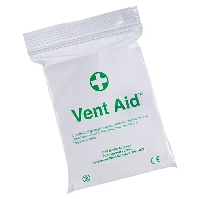 Vent Aid Resuscitation First Aid Mouth To Mouth Guard • £4.99