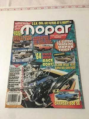 Mopar Collector's Guide MCG October 2002 Magazine Back Issue • $7.80