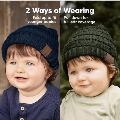 3-Pack Baby Beanies Baby Hats - Newborn Hats Baby Boy Hats Baby Girl Hats  • $16.99