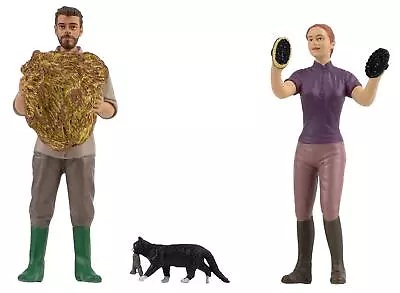 Pola 331519 G Horse Groom And Cat Figure (Set Of 3) • $30.28