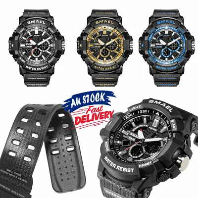 Waterproof Men's Quartz Digital Watches Military Shock Sports • $20.99