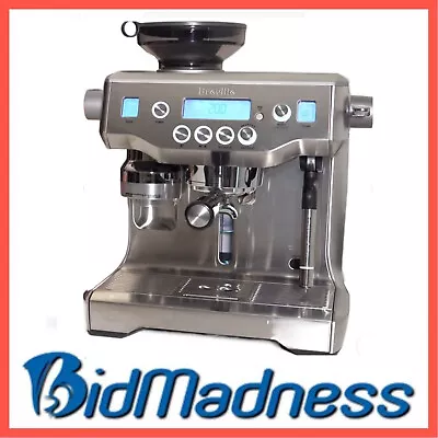 BREVILLE BES980BSS The ORACLE AUTO MANUAL ESPRESSO COFFEE MACHINE  - REFURB  ++ • $1159