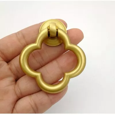 Brass Cabinet Knobs Vintage Gold Kitchen Cupboard Door Drawer Pulls Handles • $8.35