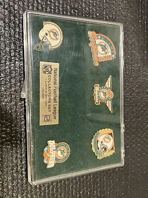 Miami Dolphins Collector Pin Peter David Set Of 5 Limited Edition/10000 • $24.95