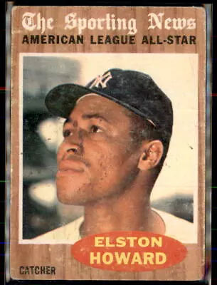 1962 Topps #473 Elston Howard • $2.99