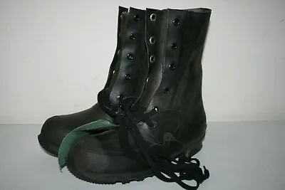 QMC Cold Weather Insulated Rubber Combat Boots Black Mickey Mouse Bunny 8 N • $39.95