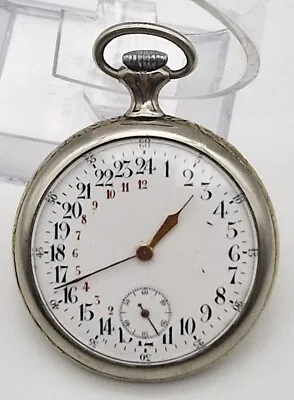 £552.51 • Buy Antique Pocket Watch 24H Regulator Watchmaking Tocante Chronometer Serpette