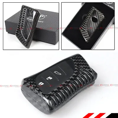 Carbon Fiber Key Fob Case Cover For 2019 Up Lexus Es350 Lc500 Ls500 Ux250 Ux200 • $38.95