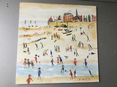 £32.77 • Buy Playing In The Sea.  Oil Painting Direct From Artist John Goodlad