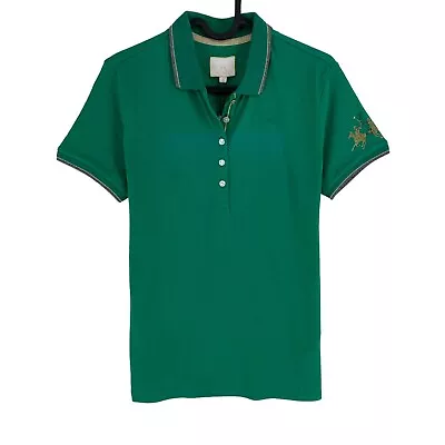 LA MARTINA Women Green SS Piquet Polo Shirt Size 3 / M • $21.97