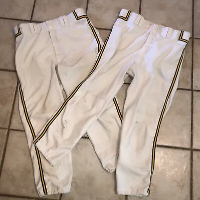 2- SPEEDLINE Pro Pak Johnny Mac’s Baseball Uniform Pants 36” Waist Made USA Vtg • $49.99