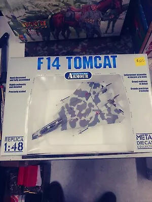 Collector ARMOUR  DIECAST 1:48 F-14 TOMCAT USN  BEDEVILERS 98077 Cammoflage!! • $149.95