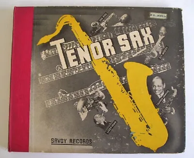 SAVOY RECORDS TENOR SAX  78 RPM 4 Record Set COLEMAN HAWKINS LESTER YOUNG • $19.98